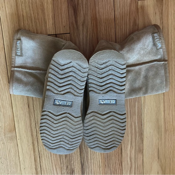 GUC Vintage Delias Aspen Shorti suede sherpa lined booties. UggSand  Size 8. - Picture 11 of 11